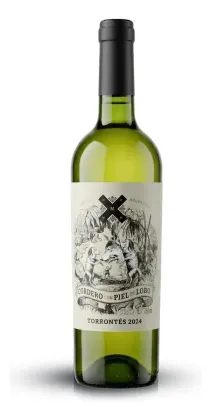 VINHO ARGENTINO CORDERO PIEL TORRONTES BCO 750ML