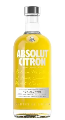 VODKA IMPORTADA ABSOLUT CITRON 750ML