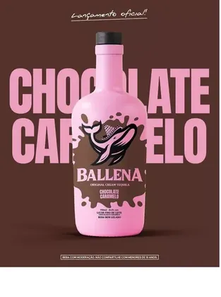 LICOR NACIONAL BALLENA CHOC-CARAMELO C- TEQUILA 750ML