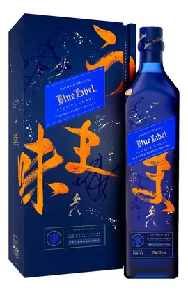 WHISKEY IMPORT. J.WALKER BLUE LABEL ELUSIVE UMAMI 750ML