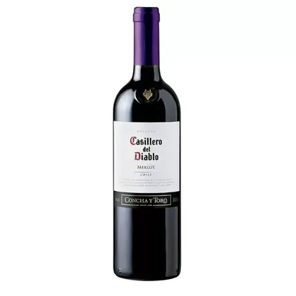 VINHO CHIL CAS.DIABLO MERLOT 750ML