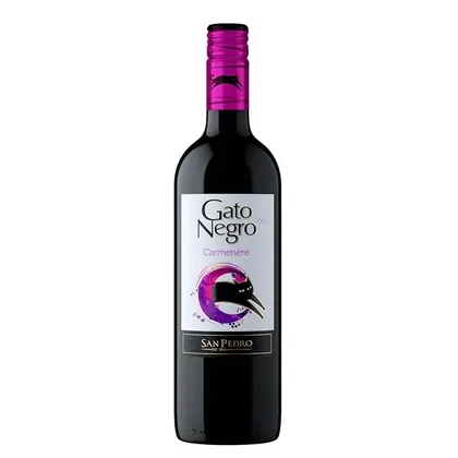 VINHO CHIL.GATO NEGRO CARMENERE 750ML