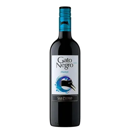 VINHO CHIL.GATO NEGRO MERLOT 750ML