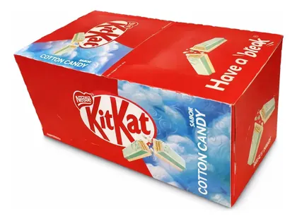 CHOCOLATE KIT KAT ALGODAO DOCE 24X41,5GRS