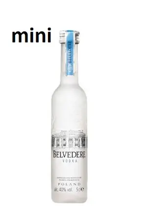 MINIATURA VODKA BELVEDERE 50ML