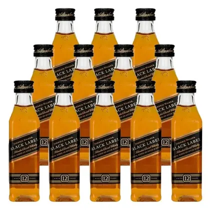 MINIATURA WHISKEY J. WALKER BLACK LABEL12X50ML