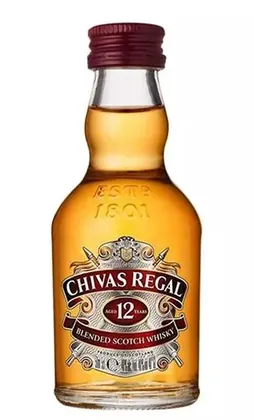 MINIATURA WHISKEY CHIVAS 12 ANOS 50ML