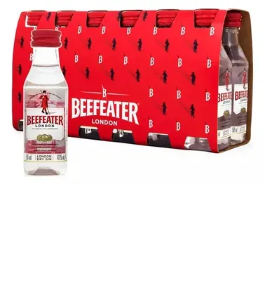 MINIATURA GIN IMPORT BEEFEATER DRY 12X50ML