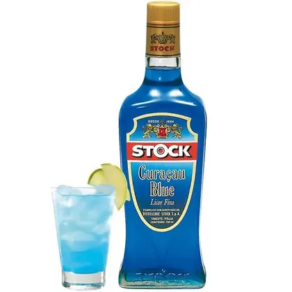 LICOR NACIONAL STOCK CURACAU BLUE 720ML