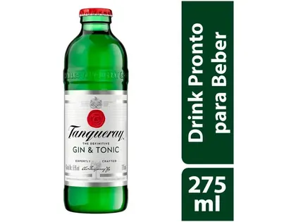 GIN TONICA TANQUERAY 275ML VIDRO
