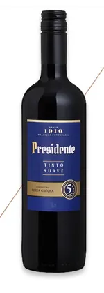 VINHO NAC PRESIDENTE TTO SUAVE 750ML